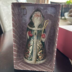 Hallmark Keepsakes Festive Santa Ornament
